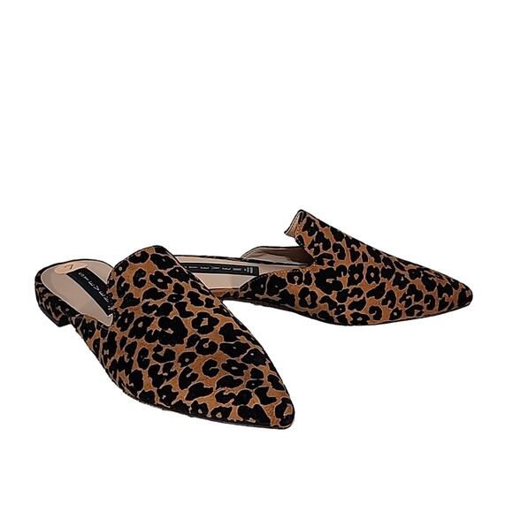 Steven Verna Animal Print Mules, Women's 7 - Picture 1 of 12
